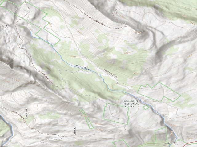 USGS topographic map of Miller-002