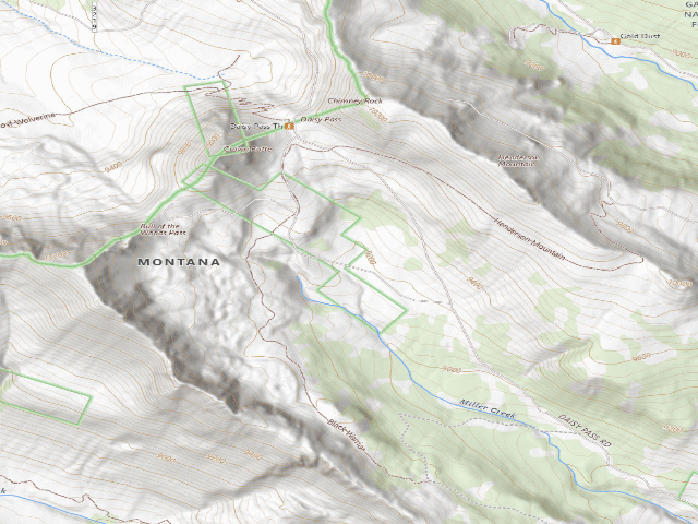 USGS topographic map of Miller-004