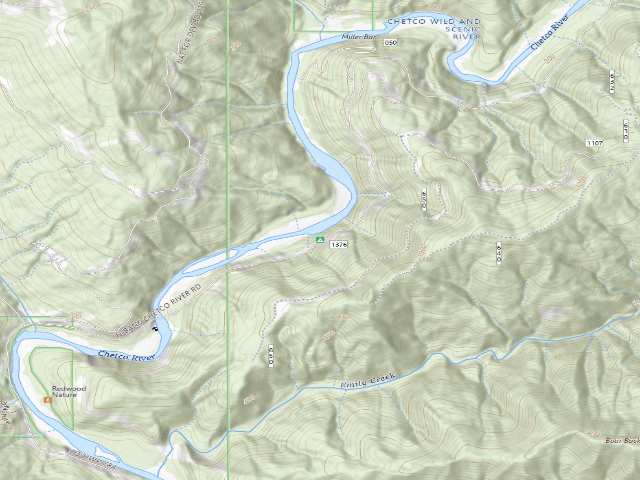 USGS topographic map of Miller Bar