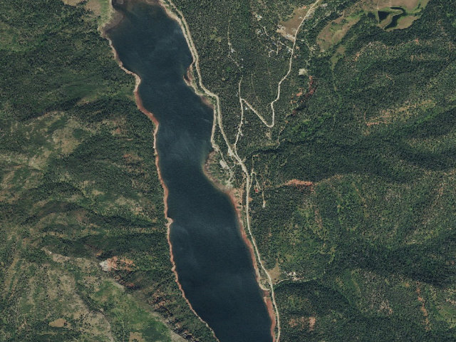 Aerial image of Miller Creek Campground 