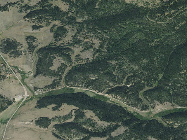 Aerial image of Miller Gulch Rd 831-2