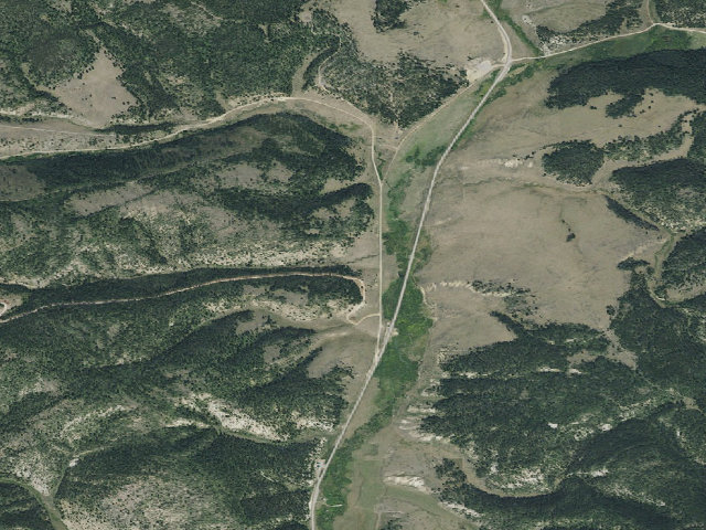 Aerial image of Miller Gulch Rd 831-4