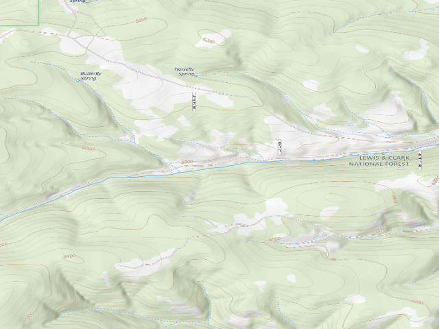 USGS topographic map of Miller Gulch Rd  831-7