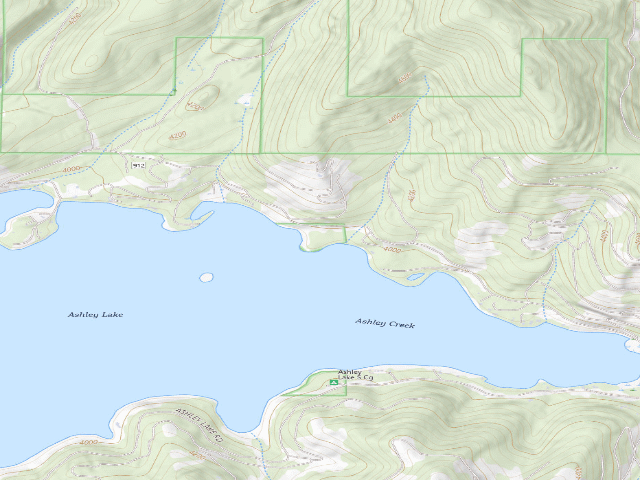 USGS topographic map of Million Dollar Lot -2