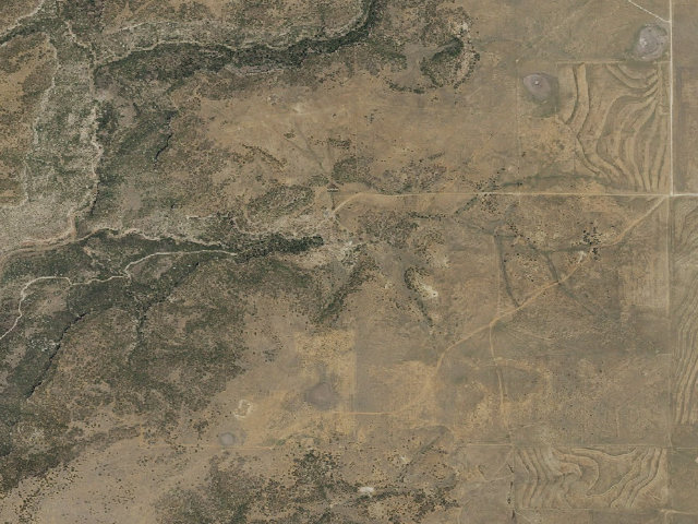Aerial image of Mills Canyon Rim Campground