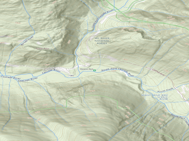 USGS topographic map of Mineral Park