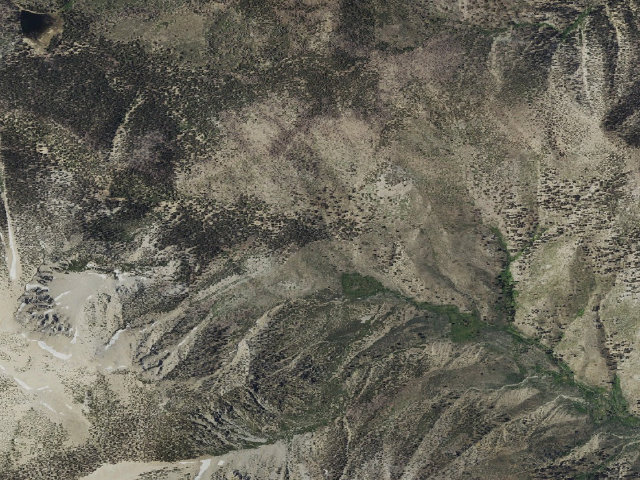 Aerial image of Mineshaft Flat Camp