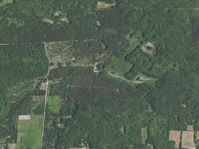 Aerial image of Minnie Pond Recreation Area