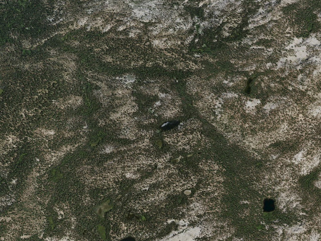 Aerial image of Mirror Lake Camp
