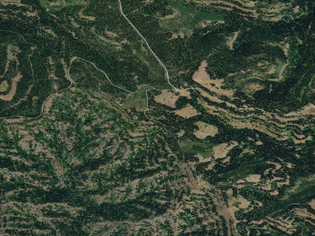 Aerial image of Misery Spring