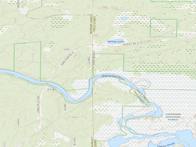 USGS topographic map of Mississippi River 3 C31