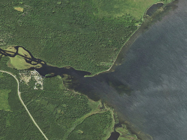 Aerial image of Mississippi River Governors Point C37