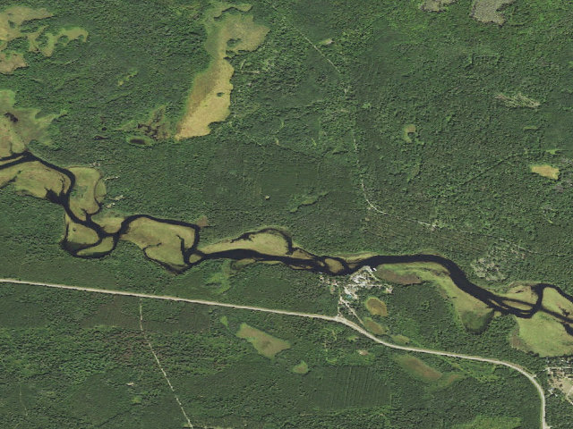 Aerial image of Mississippi River Site B C35B