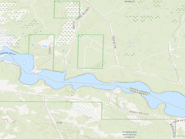 USGS topographic map of Mississippi River Site B C35B