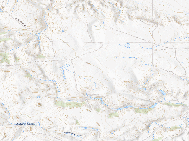 USGS topographic map of Missouri Breaks WMA (Mercer County)