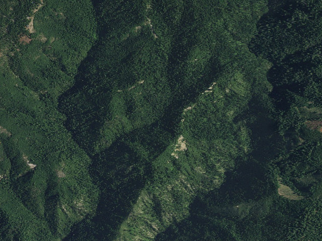 Aerial image of Mitchell Mine
