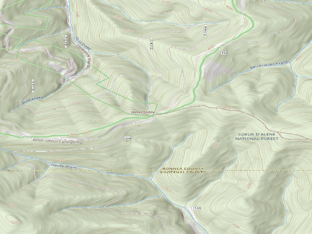 USGS topographic map of Mm 11.8; Fp Disp Site #286