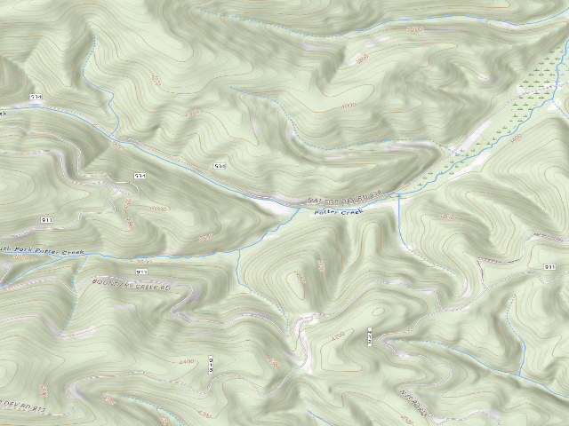 USGS topographic map of Mm 14.7 F.P. Disp Site #217