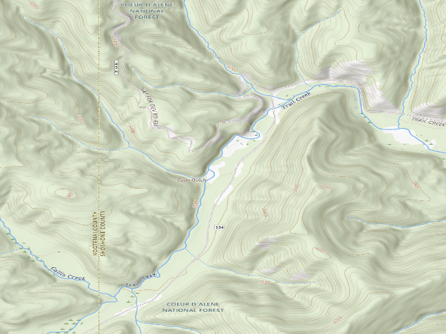USGS topographic map of Mm 18.3 F.P. Disp Site #210