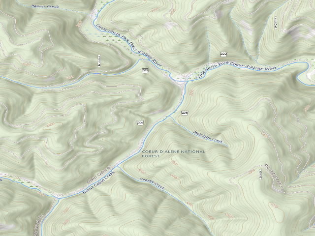 USGS topographic map of Mm 20.4 F.P. Disp Site #66