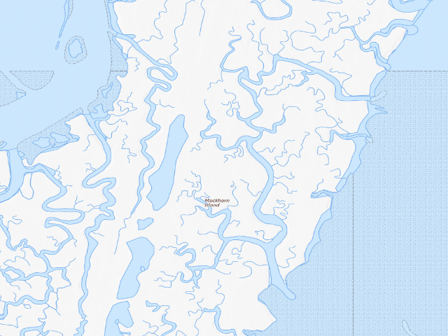 USGS topographic map of Mockhorn Island WMA