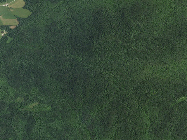 Aerial image of Mogan Ridge Roadside Dispersed Campsite 2 (Hoosier NF)