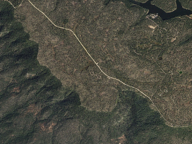 Aerial image of Mogollon Rim Campground