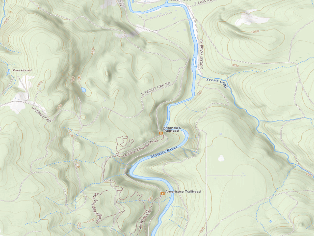 USGS topographic map of Molalla