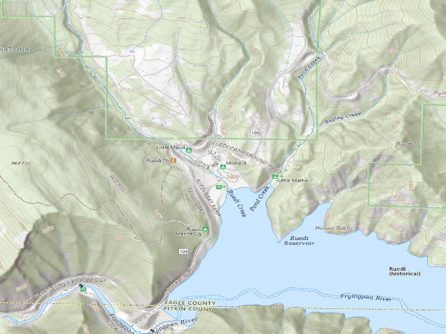 USGS topographic map of Mollie B