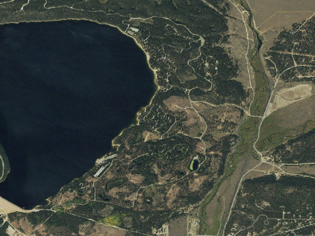 Aerial image of Molly Brown Campground