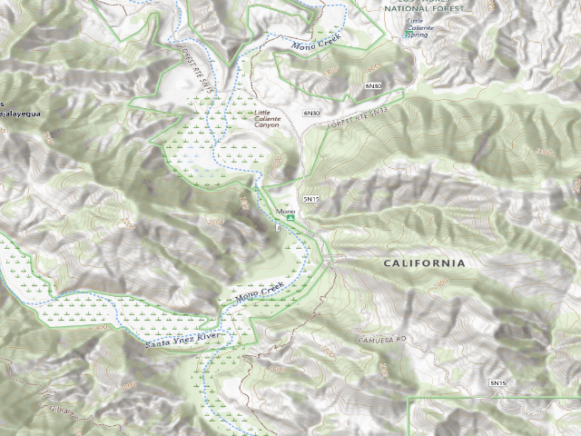 USGS topographic map of Mono
