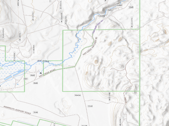 USGS topographic map of Mono County