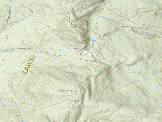 USGS topographic map of Montclair Glen Lodge