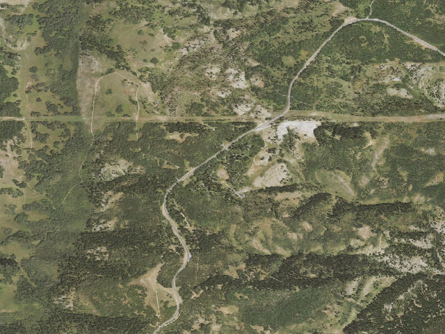 Aerial image of Monte Cristo Campground