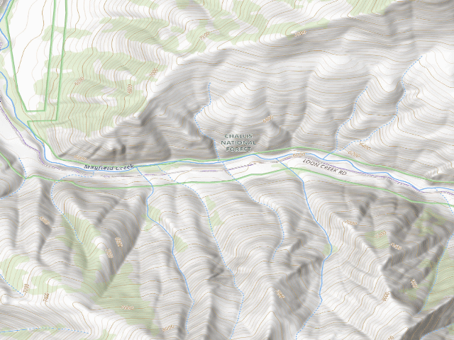 USGS topographic map of Monte Cristo Camping Area