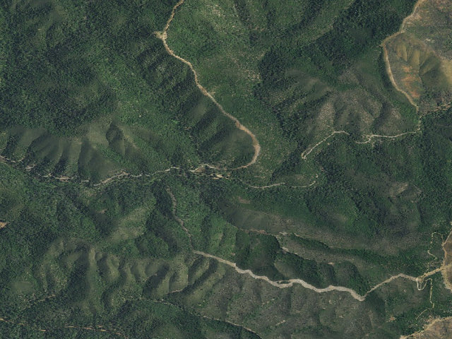 Aerial image of Montgomery Gulch