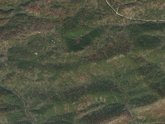 Aerial image of Moonshine Trail Shelter
