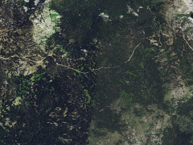 Aerial image of Moores Campground