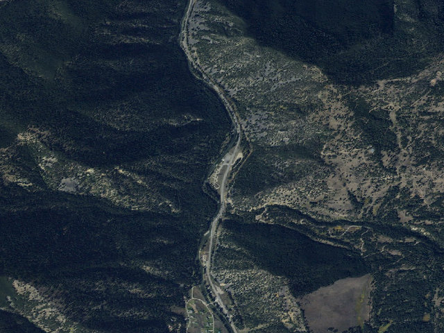 Aerial image of Moose Creek Flat