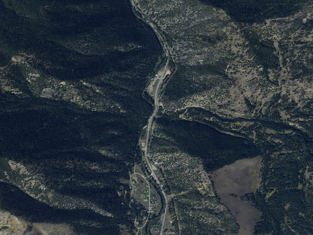 Aerial image of Moose Creek