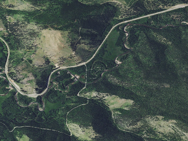 Aerial image of Moose Creek
