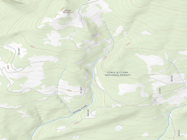USGS topographic map of Moose Mountain-6412-05