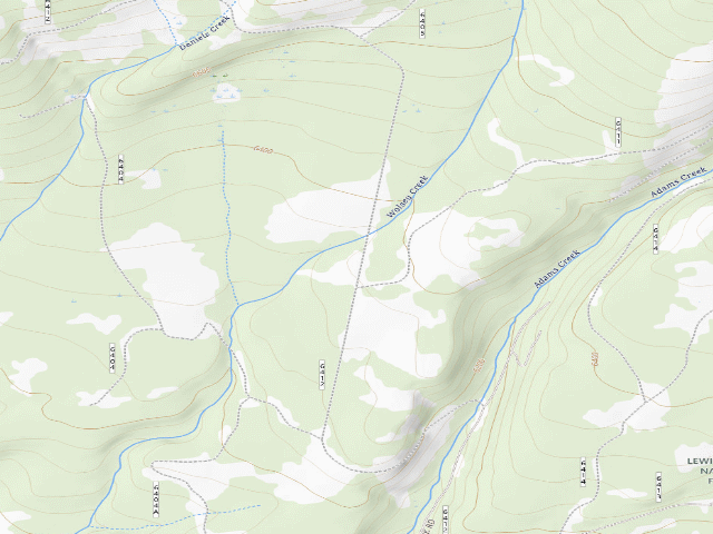 USGS topographic map of Moose Mountain-6412-06