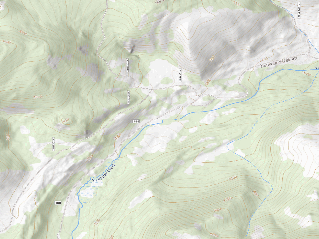 USGS topographic map of Moose