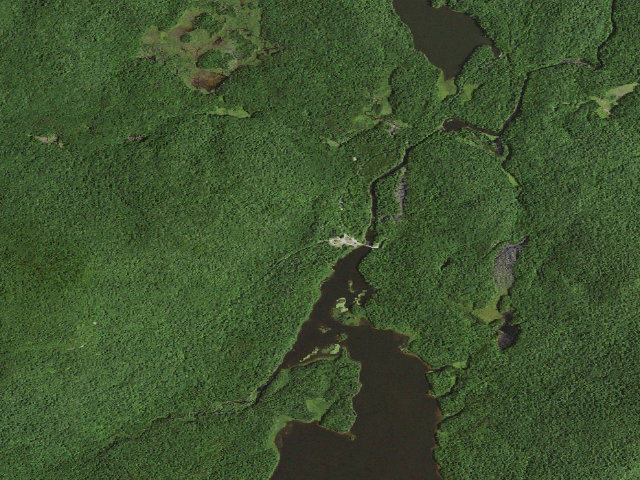 Aerial image of Moose Riiver Plains Campsite #1 (Moose River Plains Camping Area)