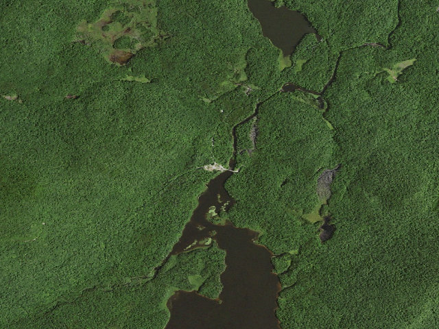 Aerial image of Moose River Plains Campsite 02 (Moose River Plains Camping Area)