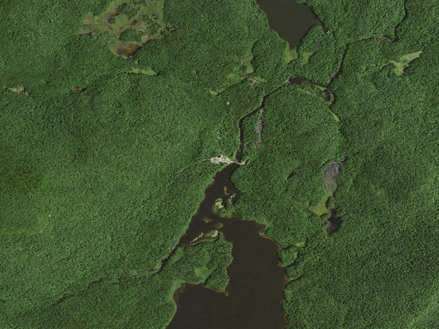 Aerial image of Moose River Plains Campsite 03 (Moose River Plains Camping Area)