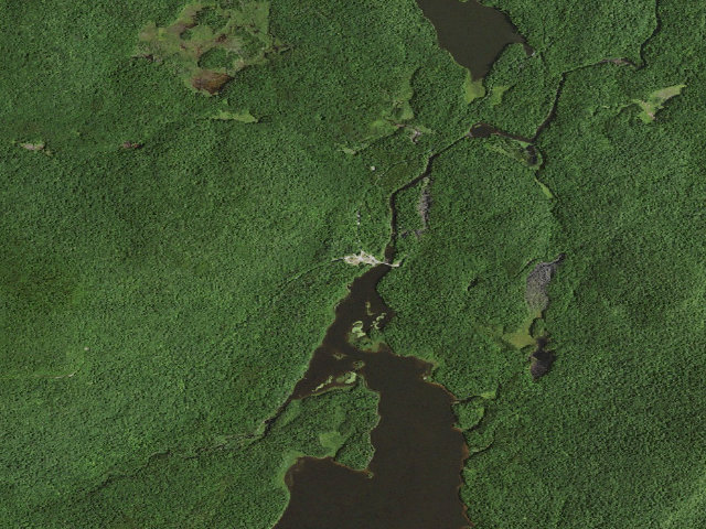 Aerial image of Moose River Plains Campsite 04 (Moose River Plains Camping Area)
