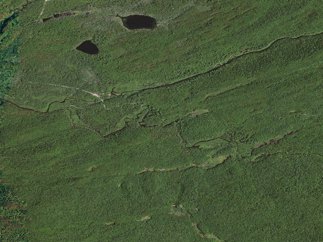 Aerial image of Moose River Plains Campsite 101 (Moose River Plains Wild Forest)
