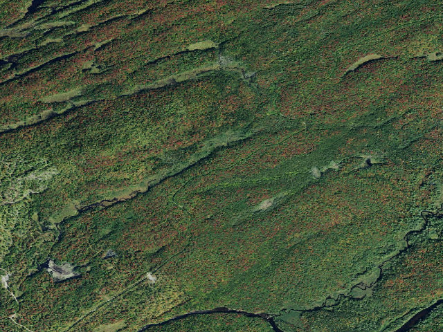 Aerial image of Moose River Plains Campsite 130Aa (Moose River Plains Camping Area)